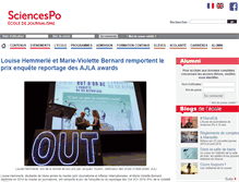 Tablet Screenshot of journalisme.sciences-po.fr